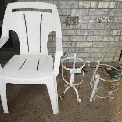 Wrought Iron Planter Stands/Patio Furniture