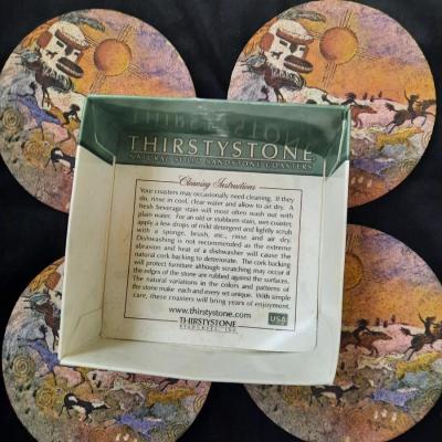 Southwest Thirstystone Coasters Set of 4