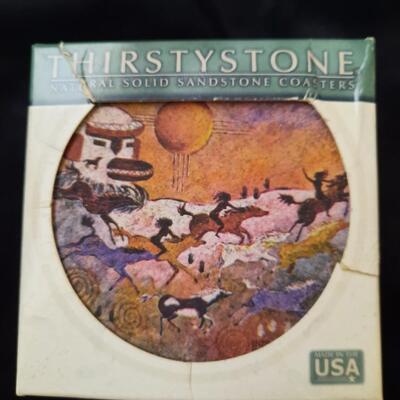 Southwest Thirstystone Coasters Set of 4