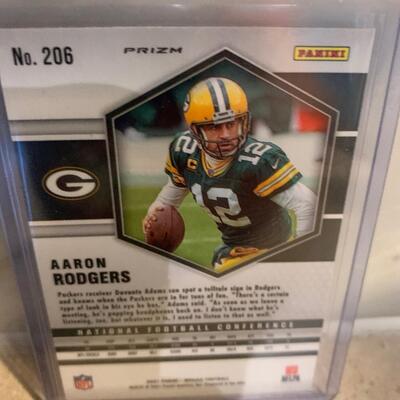 2021 Mosaic NFL SSP Aaron Rodgers rare honeycomb card