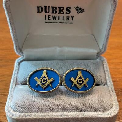 Masonic Cuff Links / Dubes Jewelry store