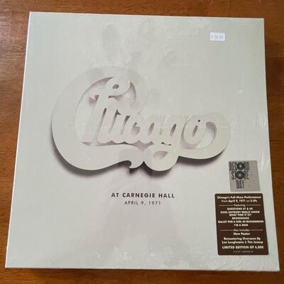 RSD Chicago 3 lps sealed 1971 at Carnegie Hall 1/6000