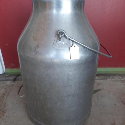 DeLaval Large Vintage Metal Milk Pail