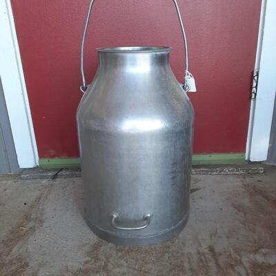 DeLaval Large Vintage Metal Milk Pail