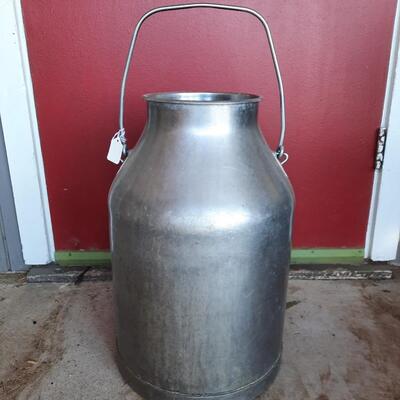 DeLaval Large Vintage Metal Milk Pail