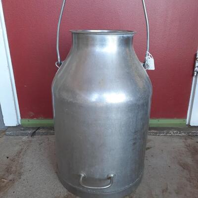 DeLaval Large Vintage Metal Milk Pail