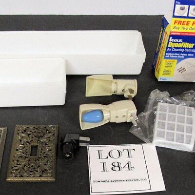 Lot of Household Stuff: Switch Covers, Nightlights, Air Filter, More