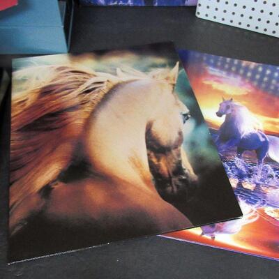 Unused Work Center File Folder, File Stand, Folders and Binder