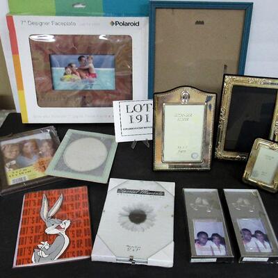 Large Lot of Picture Frames, Some Silverplate