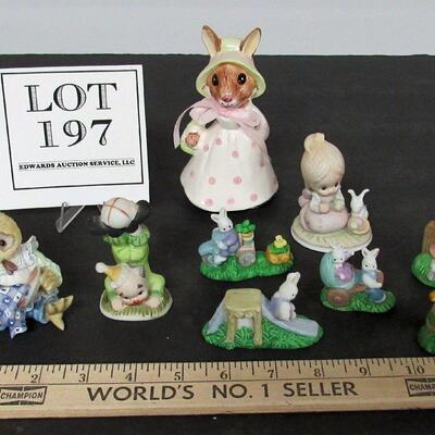 Lot of Cute Bunny Related Figurines