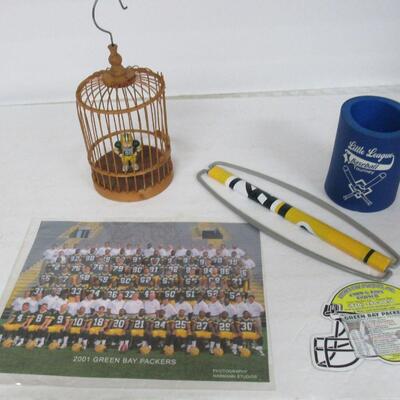 Large Lot of Green Bay Packers and Other Sports Related Stuff