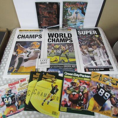 Lot of Green Bay Packers Stuff