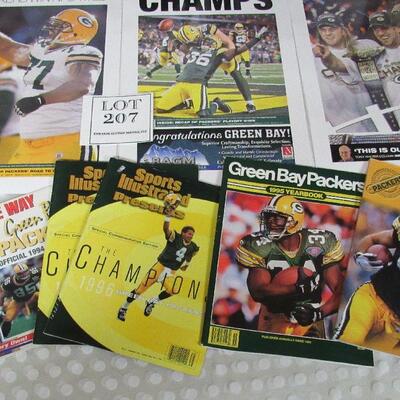Lot of Green Bay Packers Stuff