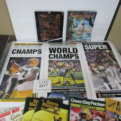 Lot of Green Bay Packers Stuff