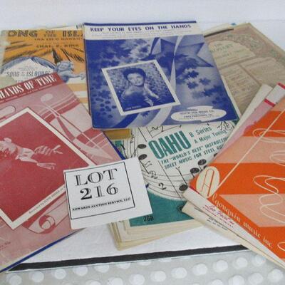 Large Lot of Vintage Sheet Music, 30+