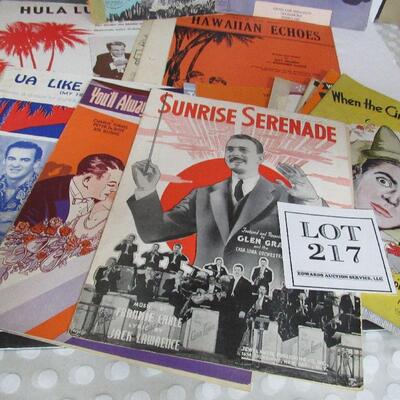 Lot of 30+ Vintage Sheet Music