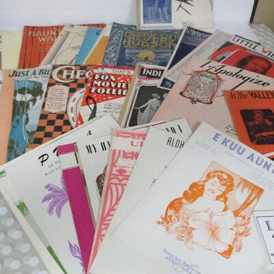 30+ Vintage Sheet Music