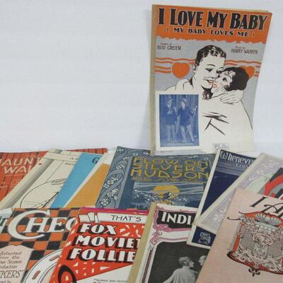 30+ Vintage Sheet Music