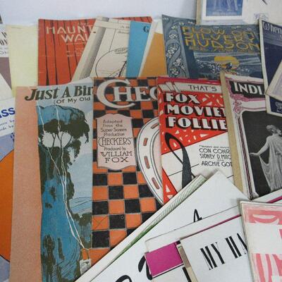 30+ Vintage Sheet Music