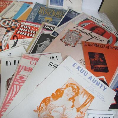 30+ Vintage Sheet Music