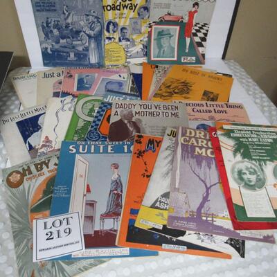 Vintage Sheet Music, 30+ Pieces
