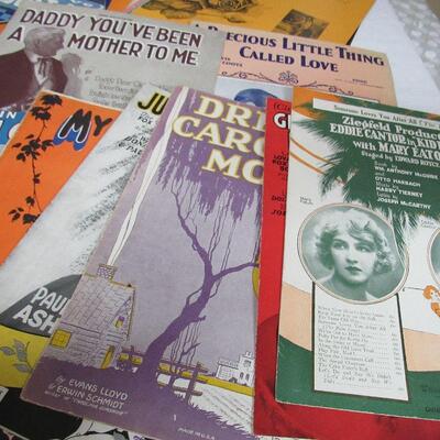 Vintage Sheet Music, 30+ Pieces