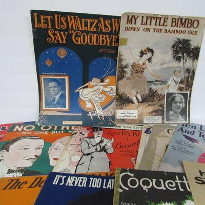 39+ Vintage Sheet Music