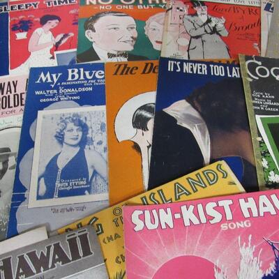 39+ Vintage Sheet Music