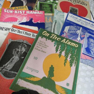 39+ Vintage Sheet Music