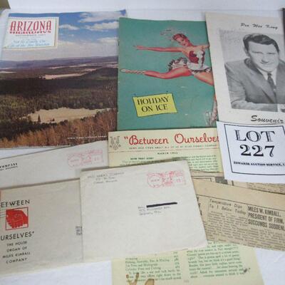 Vintage Lot, Travel Books, Show Programs, Memorabilia