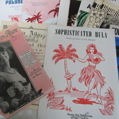 Lot of 35+ Vintage Sheet Music