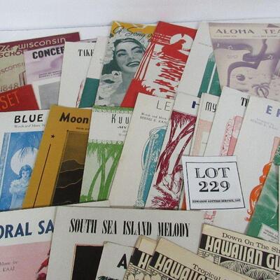 Lot of 35+ Vintage Sheet Music