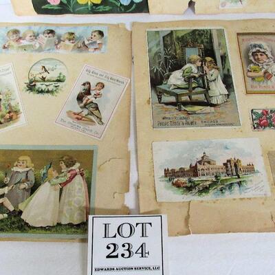 Lot of Antique Advertising Cards