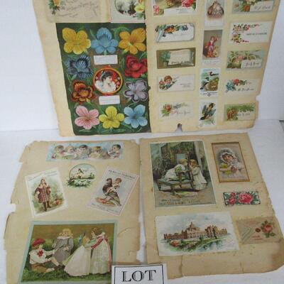 Lot of Antique Advertising Cards