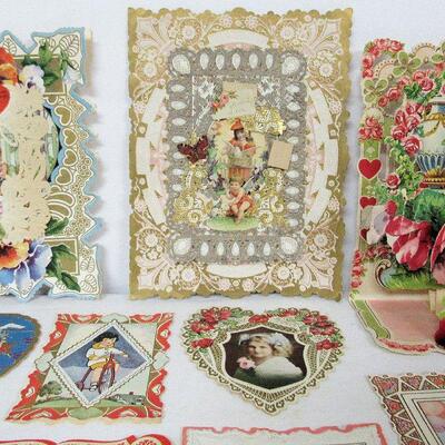 Antique and Vintage Valentine Lot