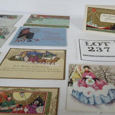 Vintage Christmas Cards and Postcards Lot