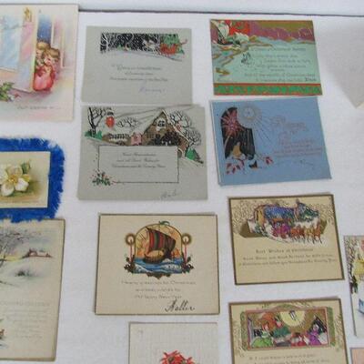Vintage Christmas Cards and Postcards Lot