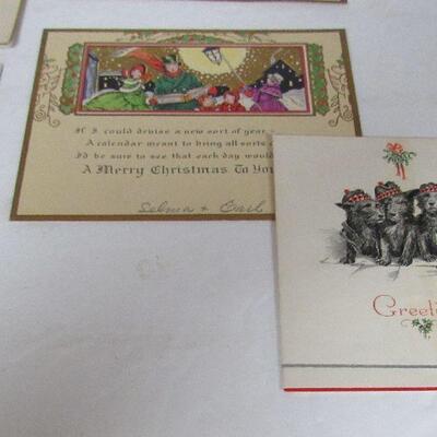 Vintage Christmas Cards and Postcards Lot