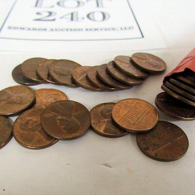 Full Roll 1967 Pennies