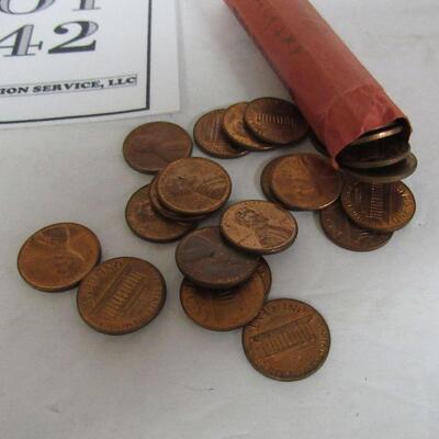 Full Roll 1969D Pennies