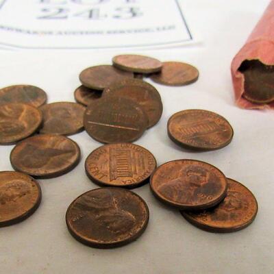 Full Roll 1970S Pennies
