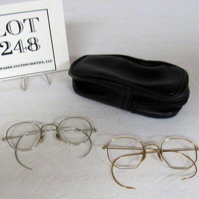 2 Pair Vintage Gold Filled Glass Frames