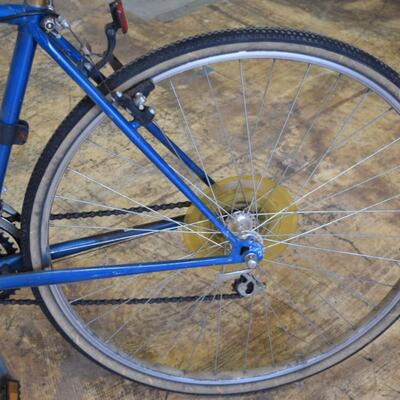 Blue Bicycle Bianchi Brand