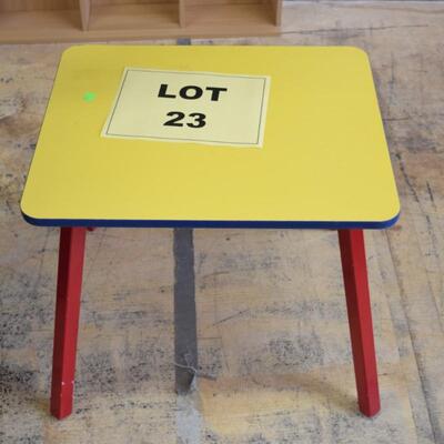Childrens Multi Color Play Table