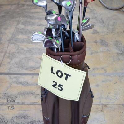 Golf Bag & 26 Clubs