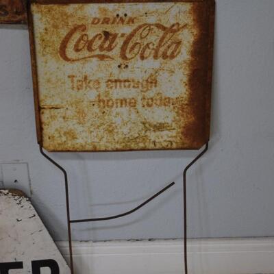 Coca Cola Ad Store Standing Sign