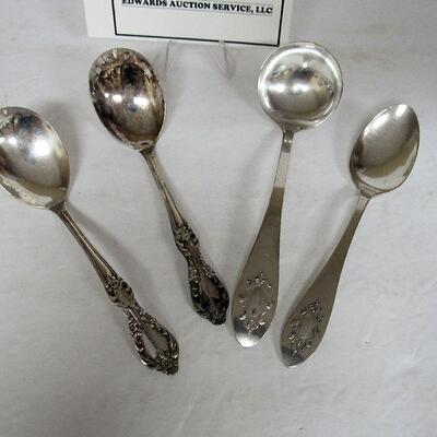 Vintage Silverplate Lot, Van Camp's Marion Pattern and Rogers Grapes Theme