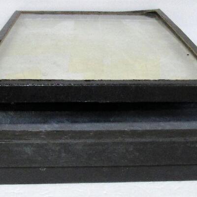 2 Cardboard and Glass Boxes