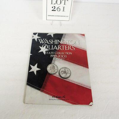 Washington Quarters Empty Coin Book, 1999-2003