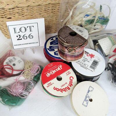 Lot of Ribbon, Lace, Binding, More